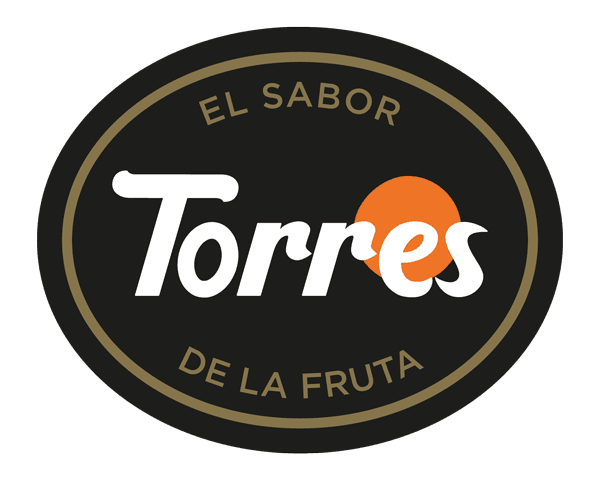Etiqueta Frutas Torres "El sabor de la fruta" en fruta fresca de calidad