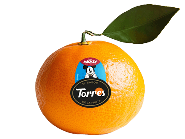 Mandarinas Frutas Torres con pegatina oficial de Mickey - colección Disney
